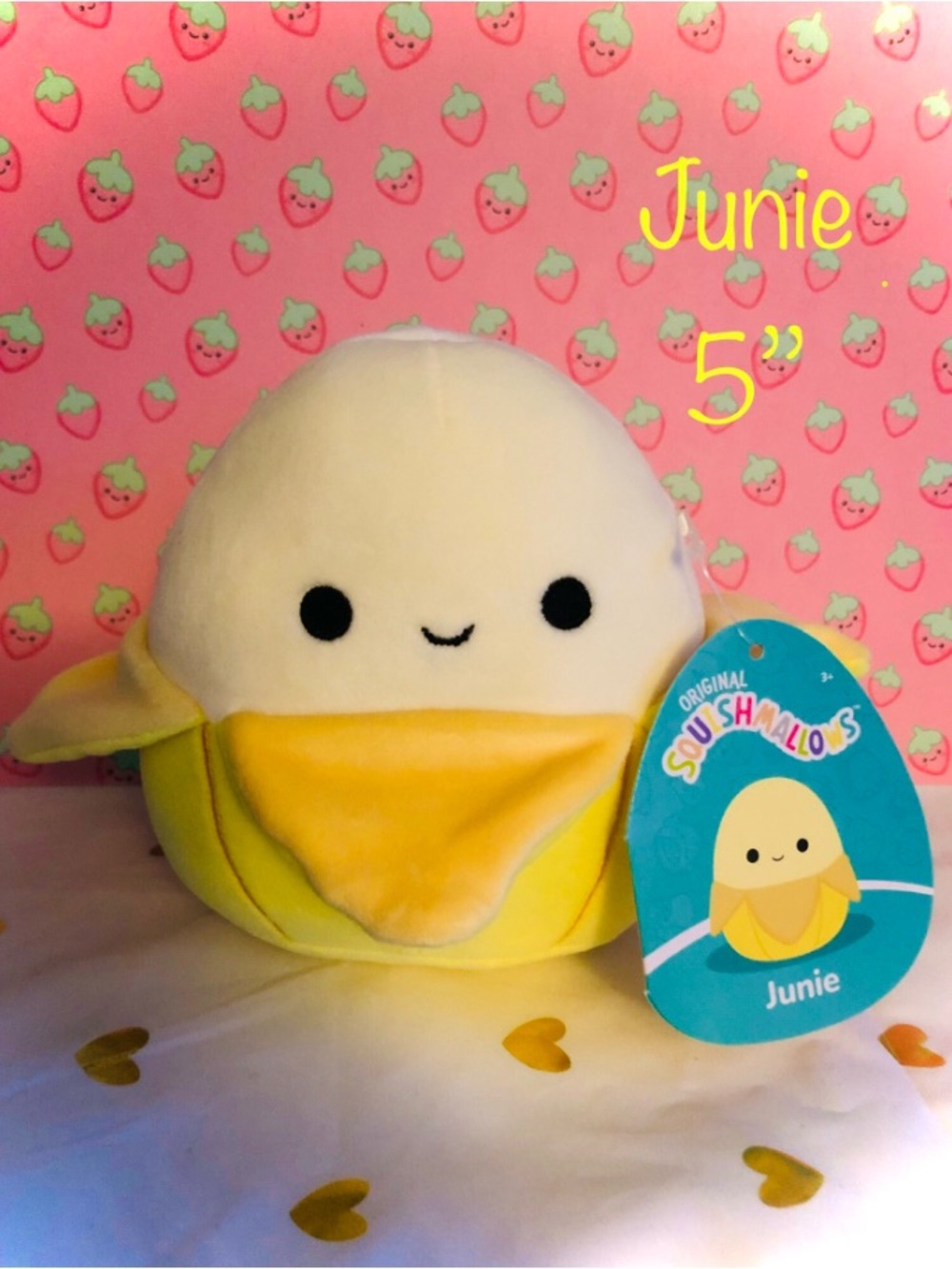 💛🍌 Junie 5’’ Squishmallow BNWT 🍌💛